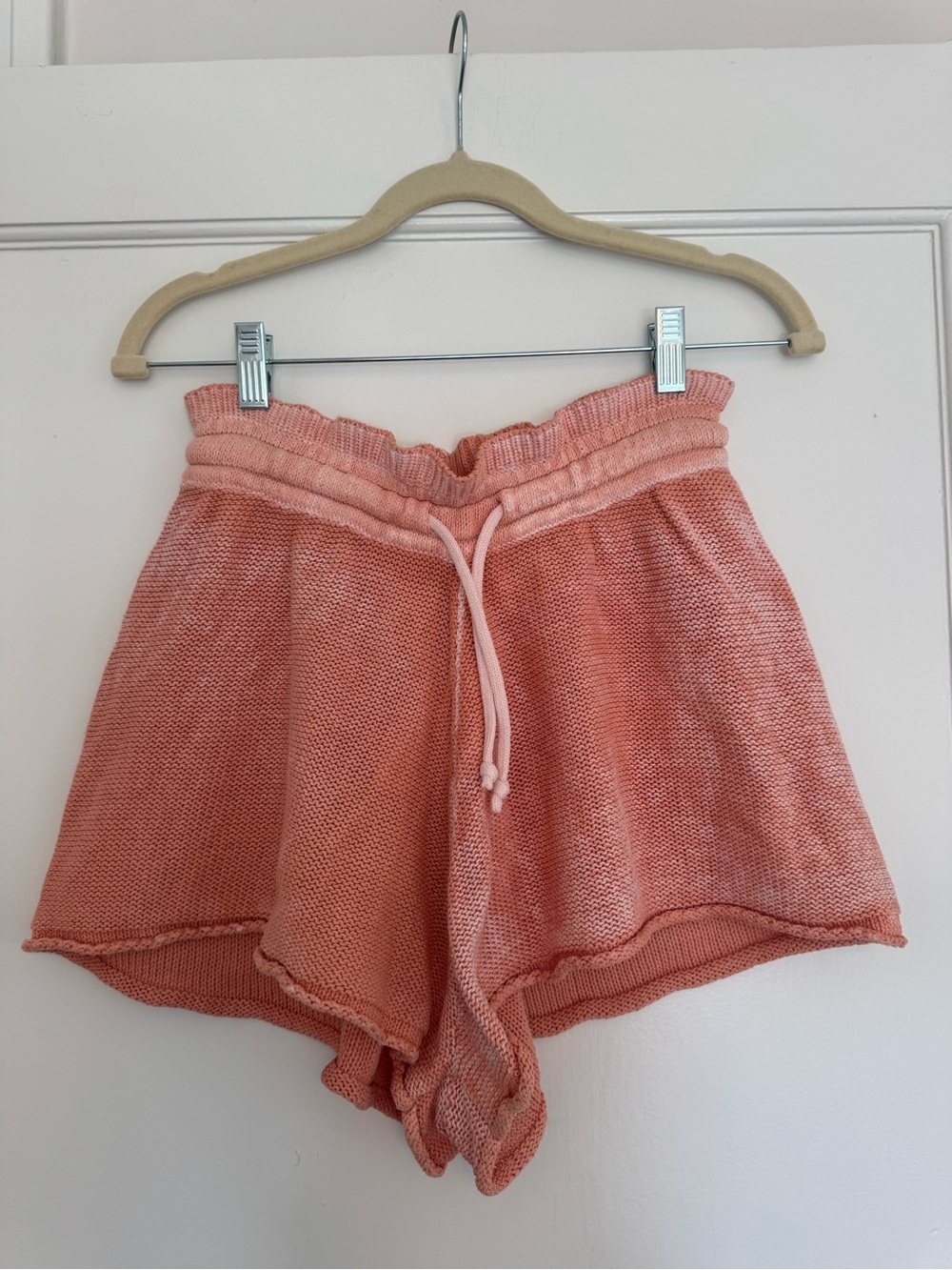Free People Knit Shorts - Size XS - Orange